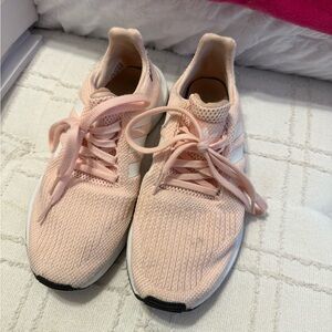 Pink adidas sneakers
